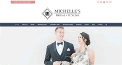 Desktop Screenshot of michellesbridalandtuxedo.com