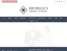 Tablet Screenshot of michellesbridalandtuxedo.com